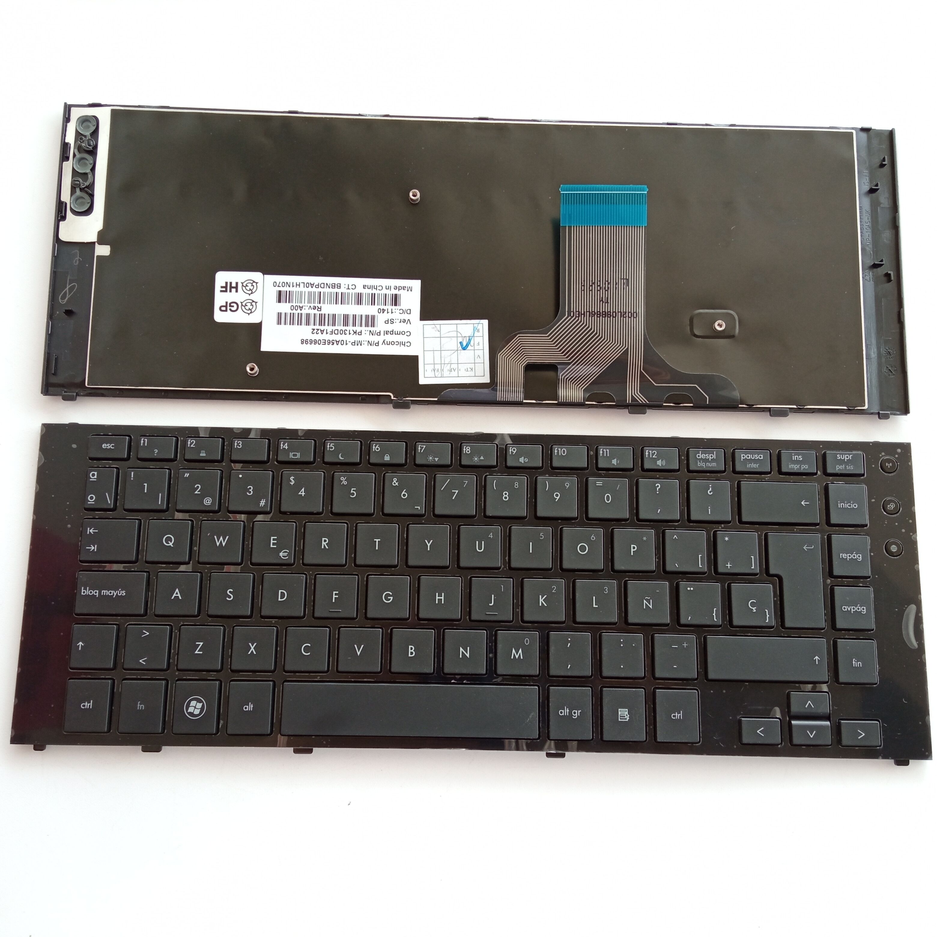 Picture of New Replacement Laptop Keyboard For HP 5320M BLACK FRAME BLACK SP Layout